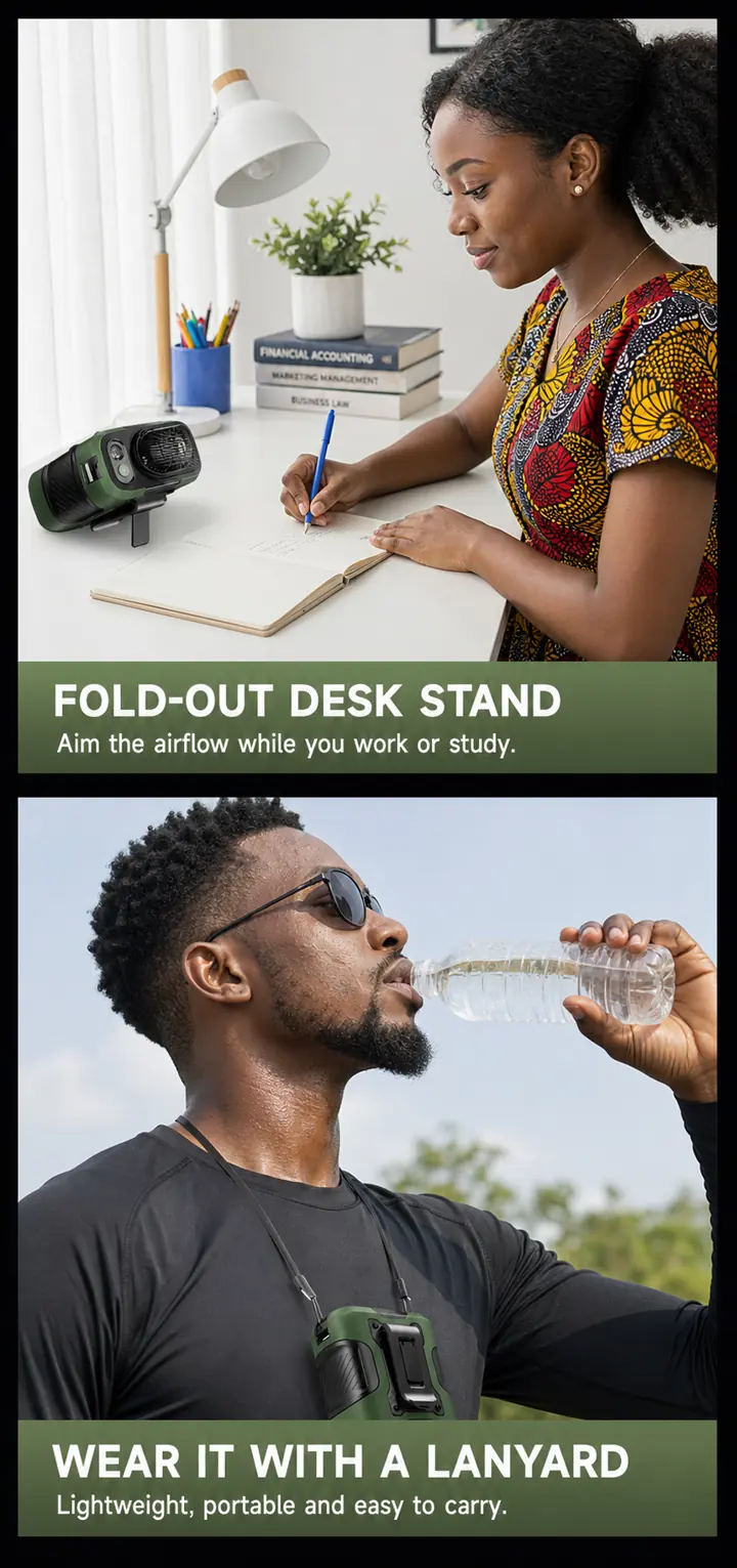 Desk and neck use